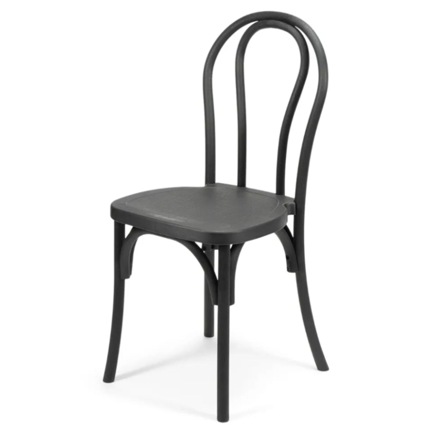 Black Bentwood Resin Chair