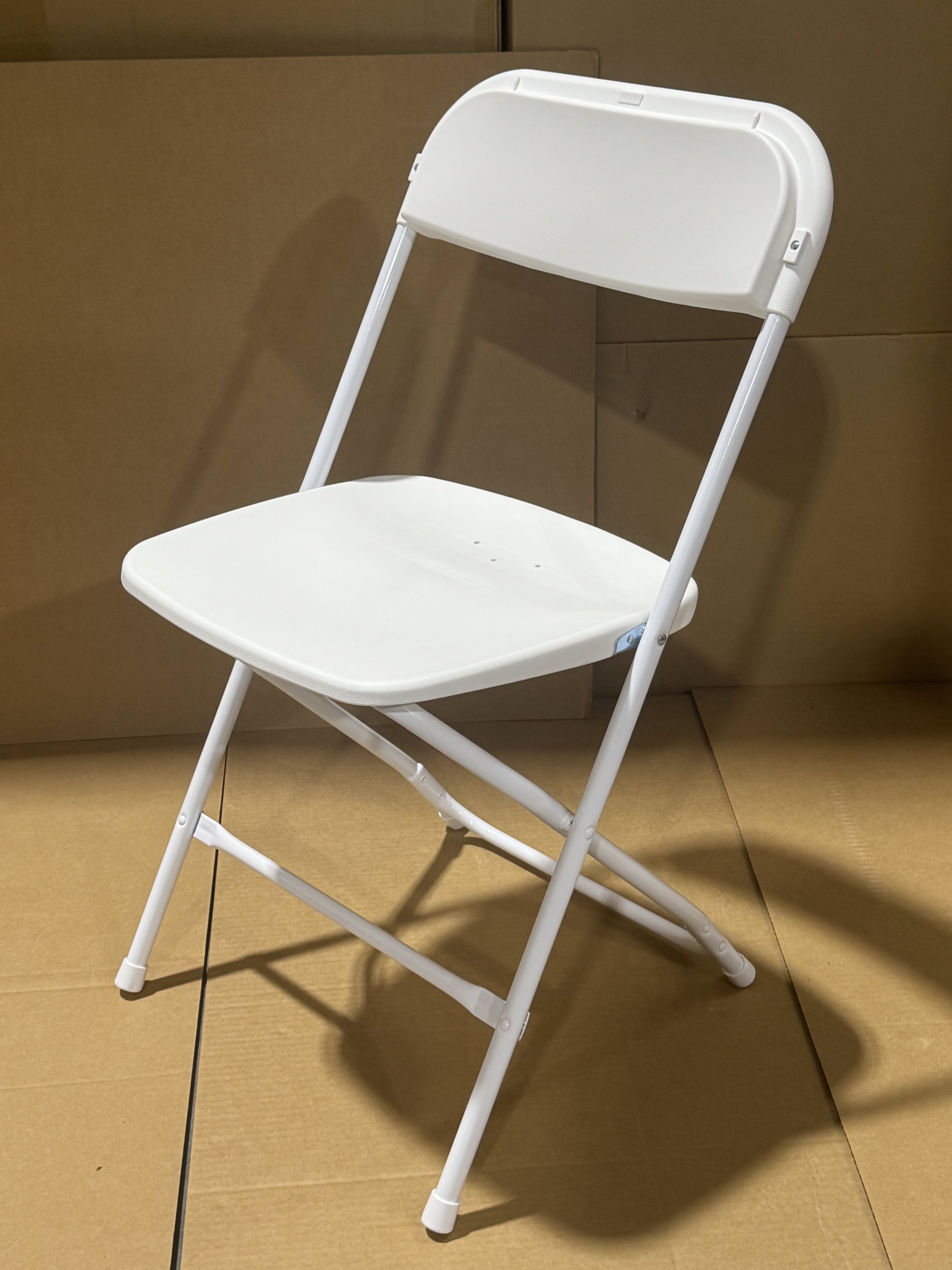 White Folding Plastic Chair