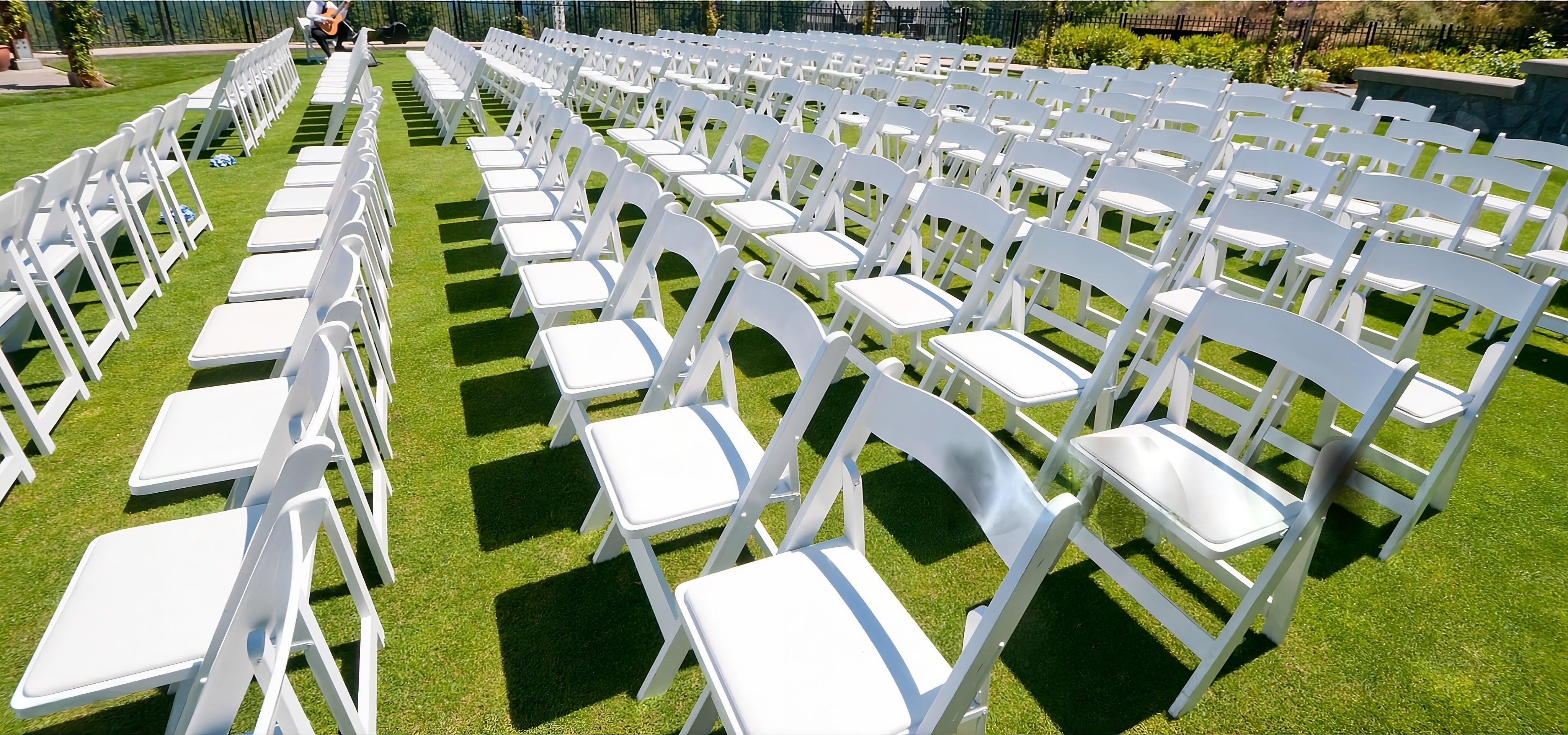 General clean of resin chairs, use this simple method